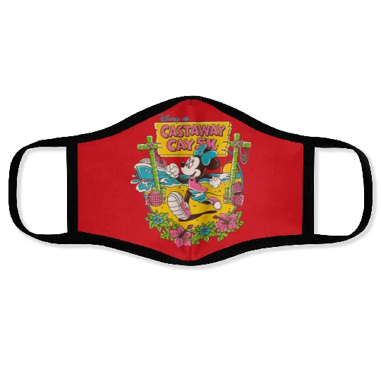 Disney Cruise Castaway Cay Face Masks, Minnie Castaway Cay Face Masks