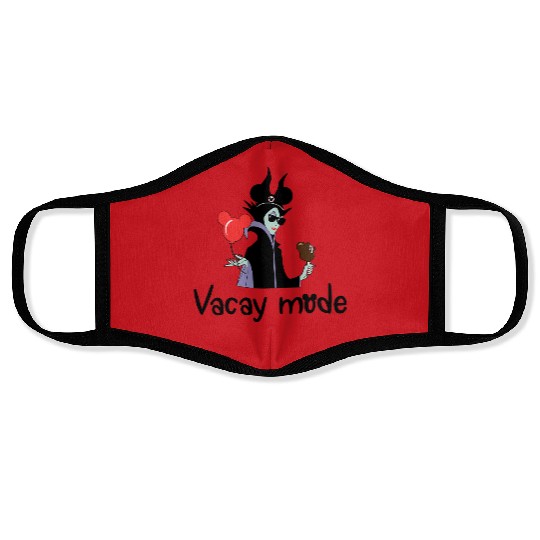 Disney Villains Vacay Mode, Maleficent Queen Sleeping Beauty Villain Face Masks