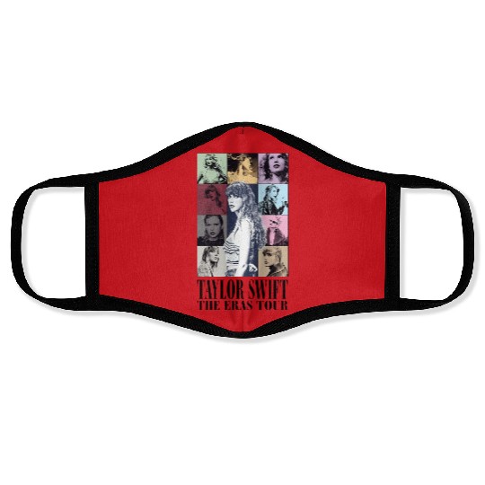 Discover Taylor Eras Tour Poster Face Masks