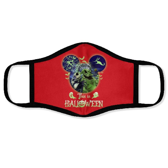 This is Halloween Oogie Boogie Bash 2024 Face Masks, Disneyland Halloween Face Masks