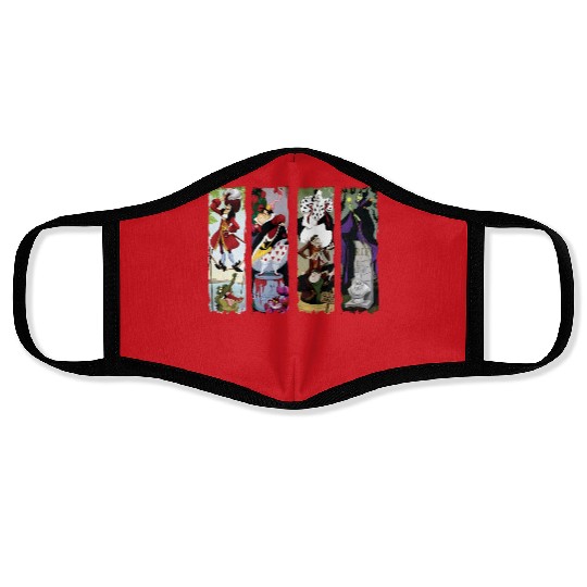 Disney Villains Haunted Mansion Stretching Portraits Face Masks