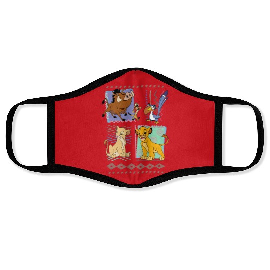 Vintage 90s Disney Lion King Face Masks, Hakuna Matata Retro Face Masks