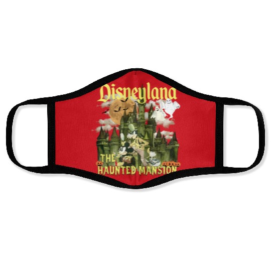 Vintage Disneyland Haunted Mansion Face Masks, Disney Halloween Face Masks