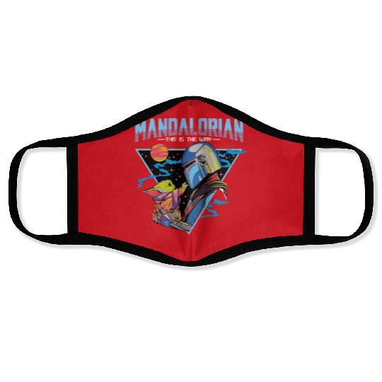 New Collection Star Wars Mandalorian Face Masks, Disneyland, Disney Trip Face Masks, Star Wars Face Masks