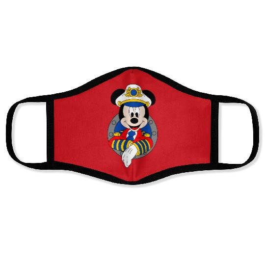 Mickey Mouse  Cruise Captain Face Masks, Disney Cruise Trip Face Masks