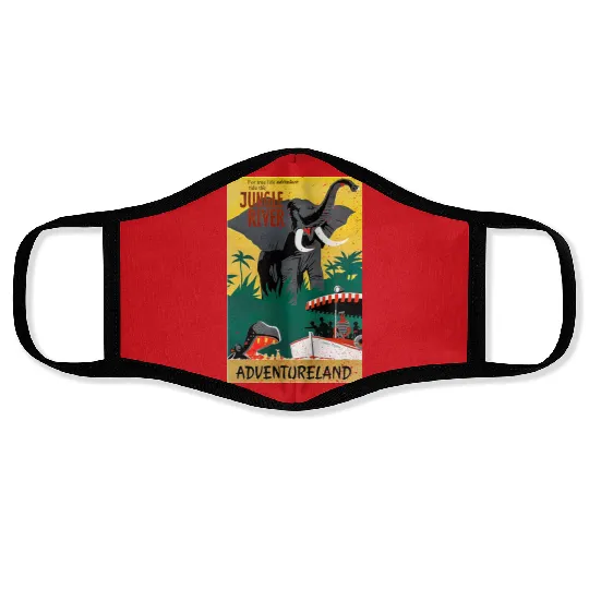 Jungle Cruise Face Masks, Disney Jungle Cruise Ride Face Masks