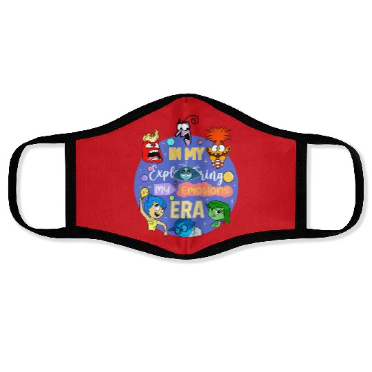 Inside Out 2 Face Masks, In My Exploring My Emotions Era Face Masks, Disney Trip Face Masks