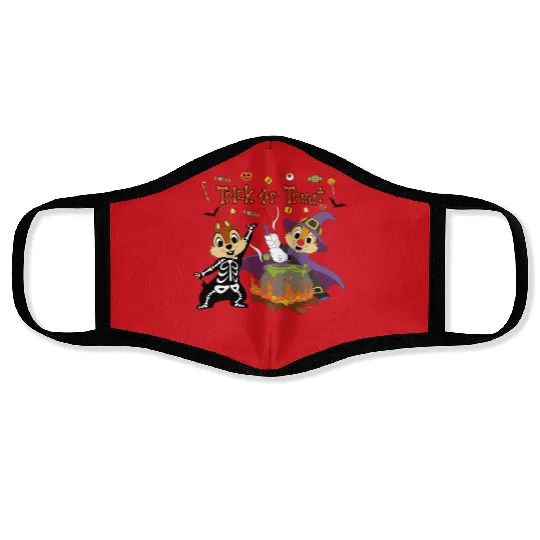 chip and dale Face Masks, chip and dale halloween, disney chip and dale halloween Face Masks, chip and dale, halloween Face Masks, , 121644