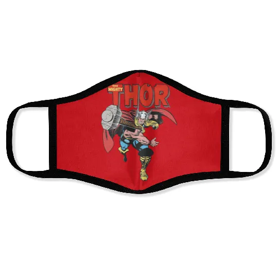 Thor Face Masks, Retro Marvel  Face Masks, Avengers Face Masks, Disney Marvel Face Masks, Marvel Comic Face Masks, Matching Marvel Face Masks, MCU Face Masks Face Masks