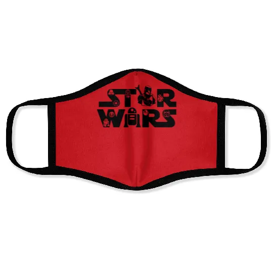 Star wars Face Masks,star wars Face Masks, star wars gift, disney trooper galaxy, disney world, darth vader, star wars gift, star wars planets simple