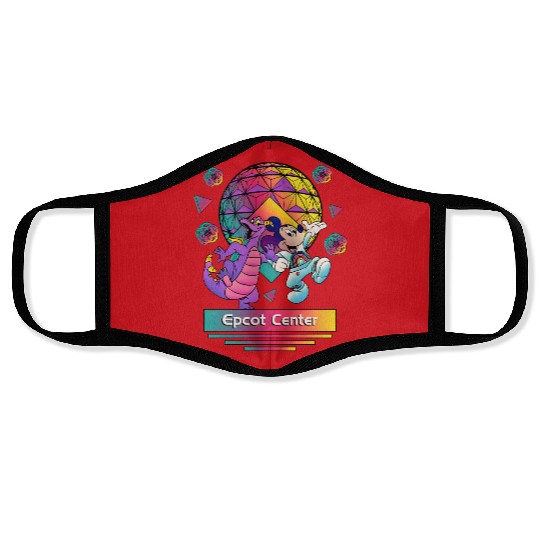 Disney Dragon Figment Face Masks, Epcot Figment Face Masks