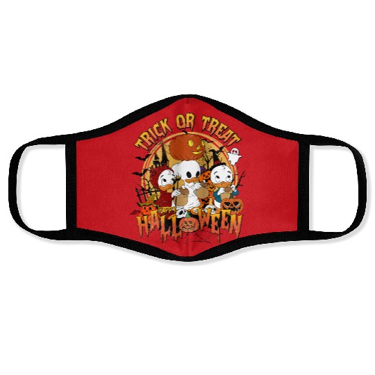 Disney Halloween DuckTales Huey Louie Dewey Trick or Treat Face Masks