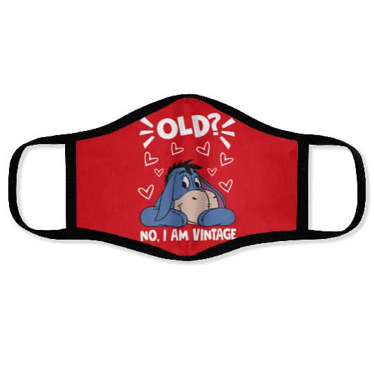 Eeyore Old No I Am Vintage , Eeyore Face Masks,  Winnie The Pooh Eeyore, Disney Eeyore