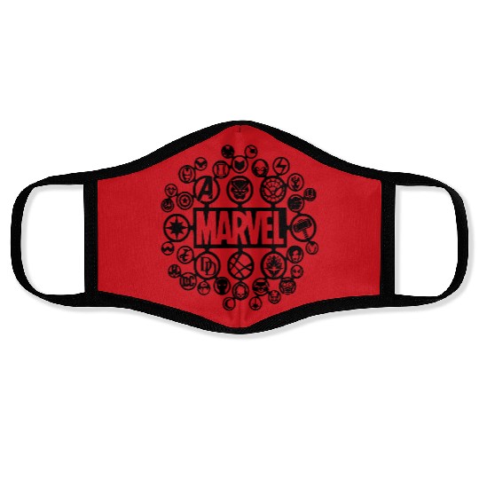 Marvel Medley Unisex Face Masks Face Masks | Marvel Avengers Matching Face Masks | Disney Marvel Ironman Thor Vacation Face Masks Sweater
