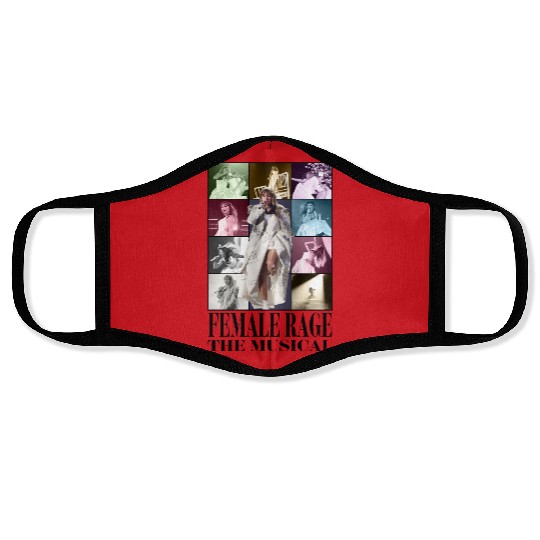 Discover Taylor Female Rage The Musical Face Masks, Taylor The Paris Eras Tour Face Masks