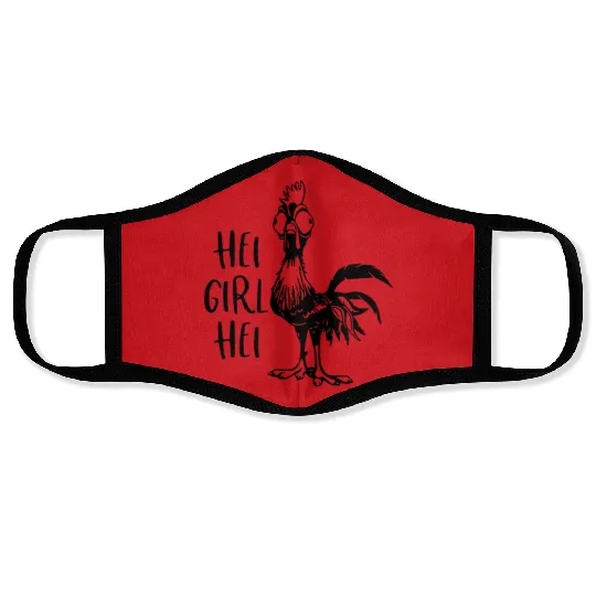 Hei Girl Hei Face Masks, Disney Moana Hei Hei T-Shir