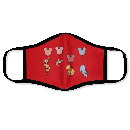 Disney Winnie the Pooh Face Masks, Pooh Bear Face Masks