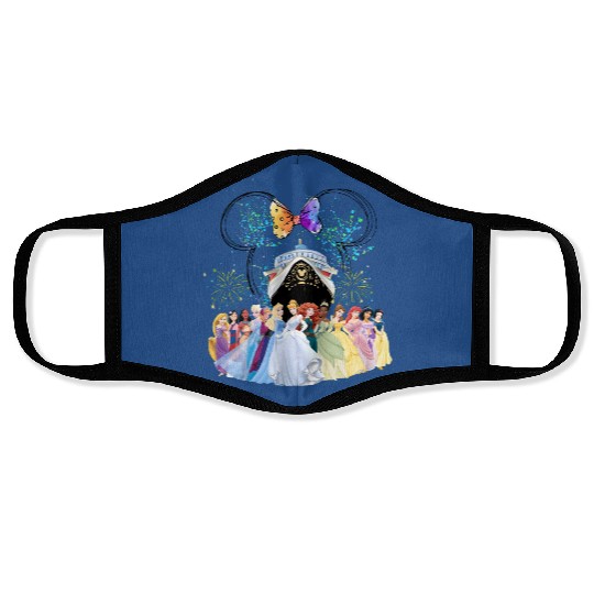 Disney Cruise Princess Face Masks, Disney Princess Face Masks, Disney Cruise Line 25th Anniversary Face Masks