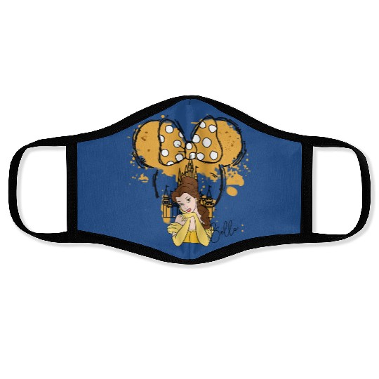 Princess Belle Face Masks, Castle Face Masks, Disney Princess Face Masks, Princess Castle Face Masks, Disney Trip Face Masks