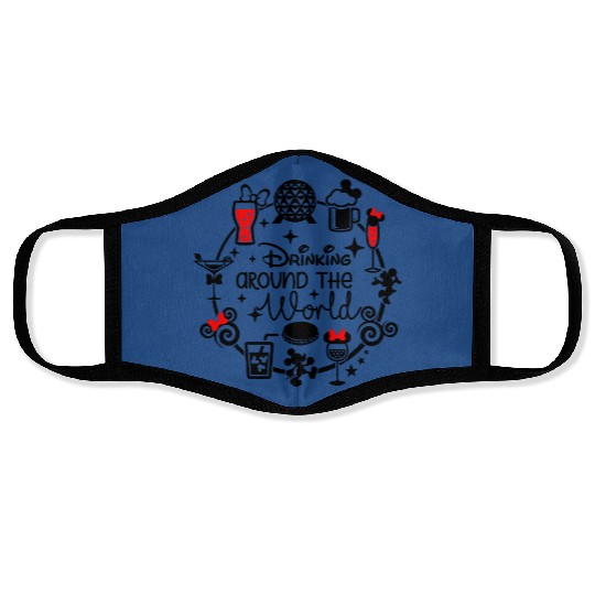 Disney Epcot Around the World, Matching Disney Face Masks, Disney vacation 2022