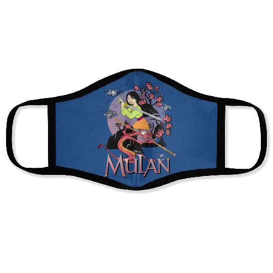 Disney Princess Mulan Face Masks, Disney Face Masks, Mulan Princess Face Masks, Mulan Birthday Outfit