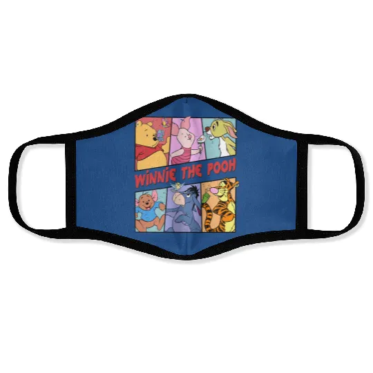 Retro Disneyland Winnie The Pooh Face Masks