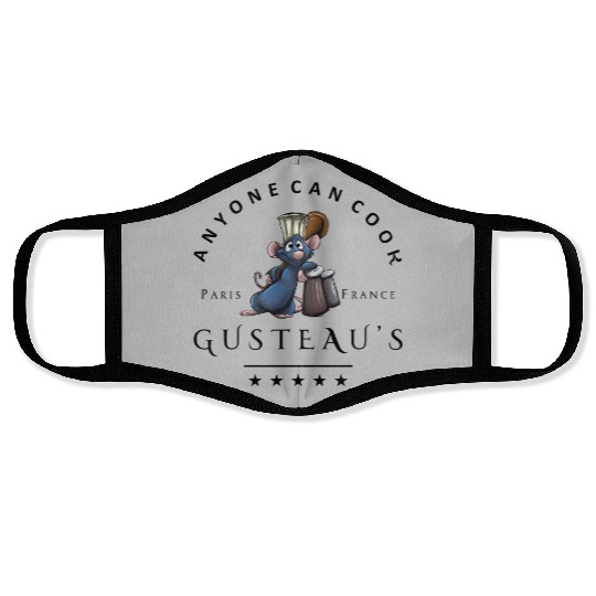 Ratatouille Face Masks, Disney Remy Face Masks, Disney Ratatouille Face Masks, Anyone Can Cook Face Masks