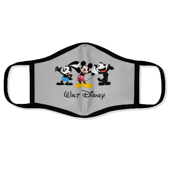 Julius the Cat Oswald the Lucky Rabbit Mickey Mouse Face Masks, Disney Trip Face Masks