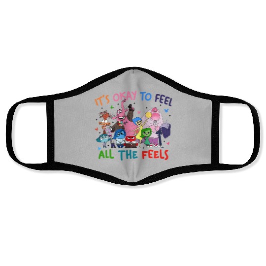 Today I Feel All The Feels Inside Out 2 Face Masks, Disney Matching Face Masks, Inside Out 2