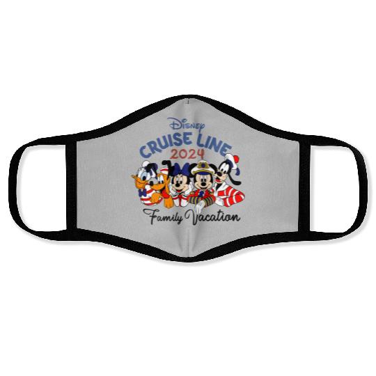 Custom Disney Cruise Face Masks, 2024 Disney Cruise Family Face Masks
