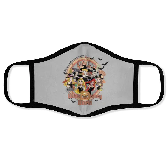 Vintage Retro Halloween Princess Face Masks, Disney Halloween, Disney Princess Face Masks