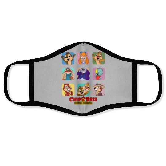 Disney Chip and Dale Rescue Rangers  Face Masks, Disney Portrait