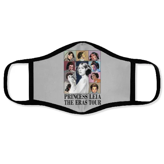Discover Princess Leia Eras Tour Face Masks, Vintage Princess Leia Face Masks