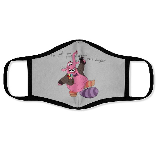 Part Cat Bing Bong Face Masks, Inside Out Face Masks, Disney Vacation Face Masks