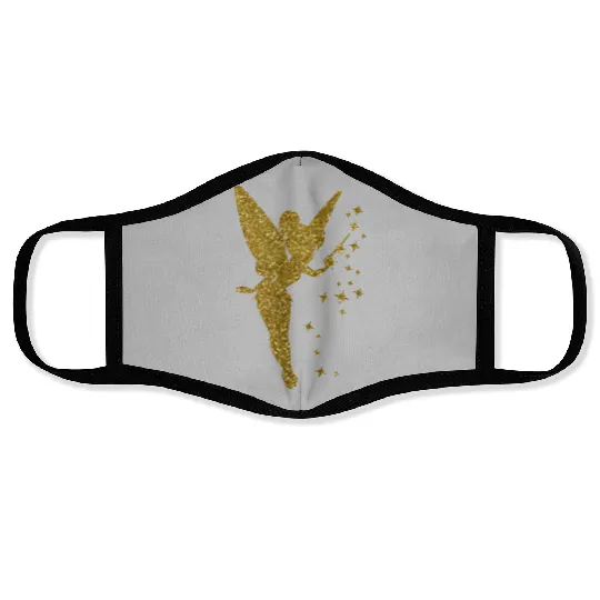 Tinkerbell Face Masks, Tinkerbell Glitter Face Masks, Peter Pan Face Masks, Fairy Face Masks, Disney Face Masks