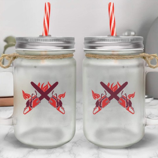 chainsaw Mason Jar Cups