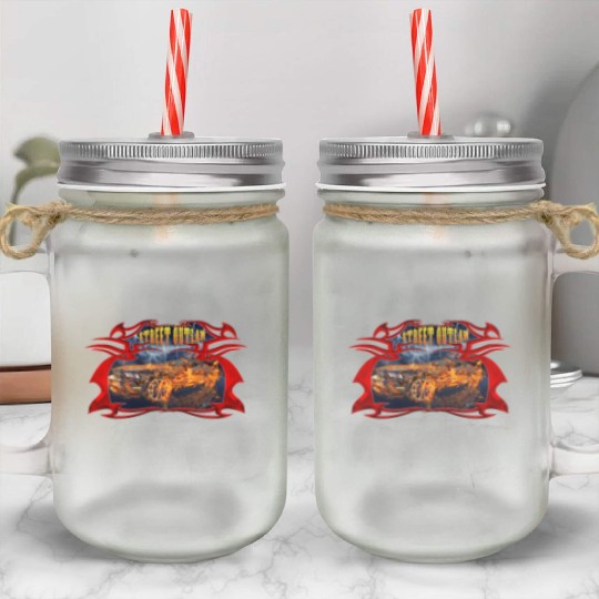 Street outlaw Mason Jar Cups