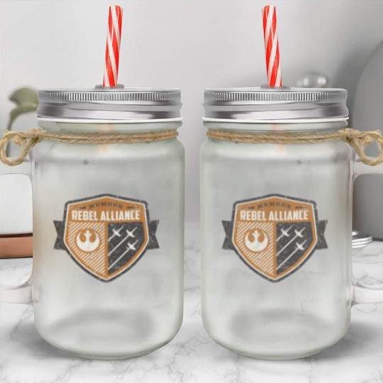 Rebel Alliance Mason Jar Cups