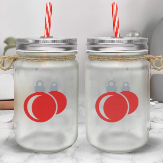 Christmas balls - xmas Mason Jar Cups
