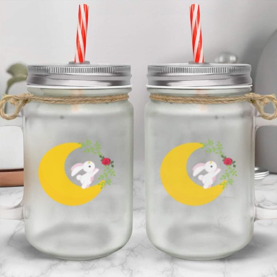 Sailor Moon Usagi and Tuxedo Mask Mason Jar Cups
