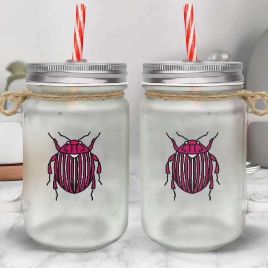Potato bug Mason Jar Cups