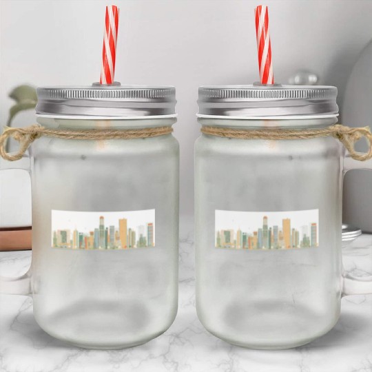 Hong kong Mason Jar Cups