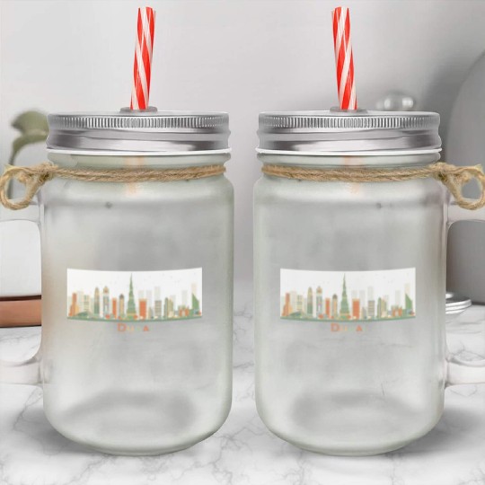 dubai Mason Jar Cups