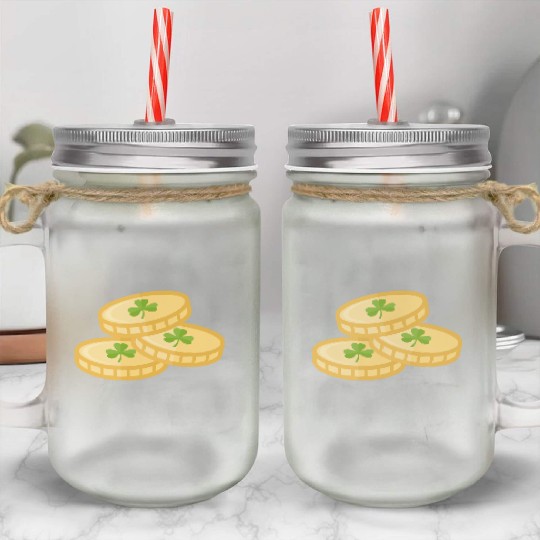 St. Patrick's Day Mason Jar Cups