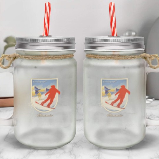 France Mason Jar Cups