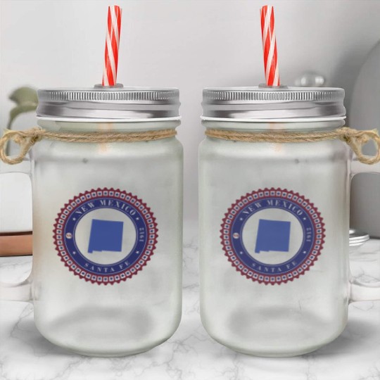 New Mexico Mason Jar Cups