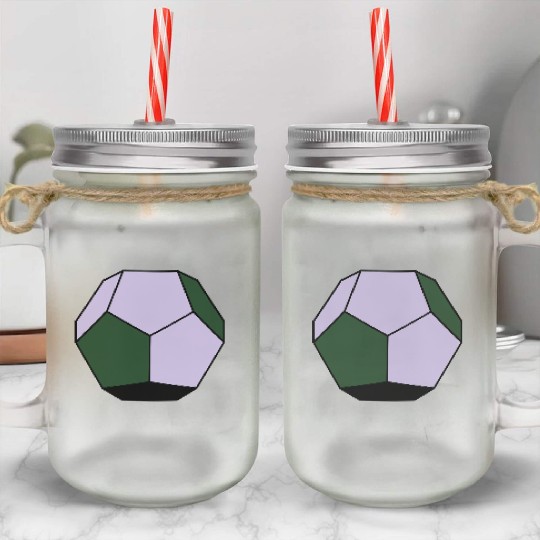 platonic solid Mason Jar Cups