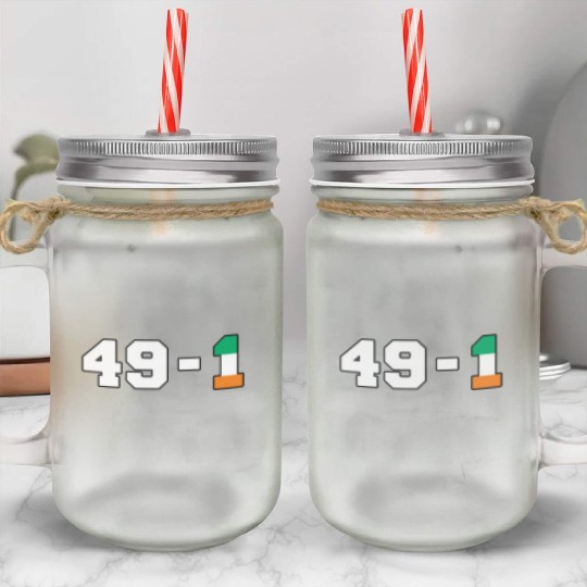49-1, Conor McGregor vs Floyd Mayweather Mason Jar Cups