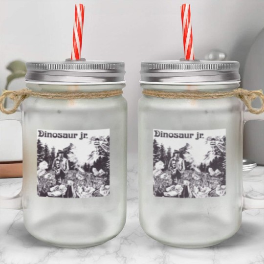 Dinosaur Jr. Mason Jar Cups