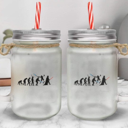 Evolution of Darth Vader Mason Jar Cups